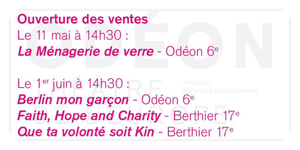 ENFIN !
📨 Lire le texte de Stéphane Braunschweig ⬇️
theatre-odeon.eu/fr/enfin