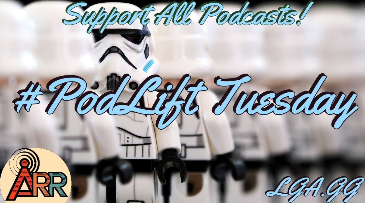 Another serendipitous day for #PodLift Tuesday! May the Fourth be with you and your podcasts!!

Remember to retweet this post!!

Reply with your latest episode or share a favorite show! Tag your friends!!
#ARRadio #LGAcast #podcast #podcasting #theaPODalypse #PodNation #podcasthq