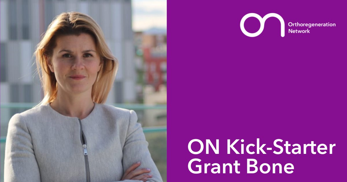 Congratulations Dr. Joanna Sadowska <a href="/jmsadowska/">Joanna Sadowska aka Dr Jojo 🌸</a> <a href="/RCSI_Irl/">RCSI</a> for winning the 2021 ON Kick-Starter Grant Bone with the application titled: Gene-activated scaffolds for repair of osteoporosis-associated fractures of long bones #orthoregeneration #grant #bone #research