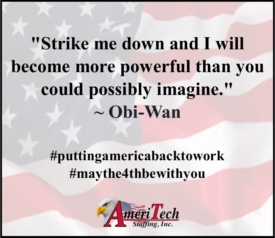 AmeriTech_Staff's tweet photo. #maythe4th #maythe4thbewithyou #starwars #obiwan https://t.co/ExGRKAWI4n