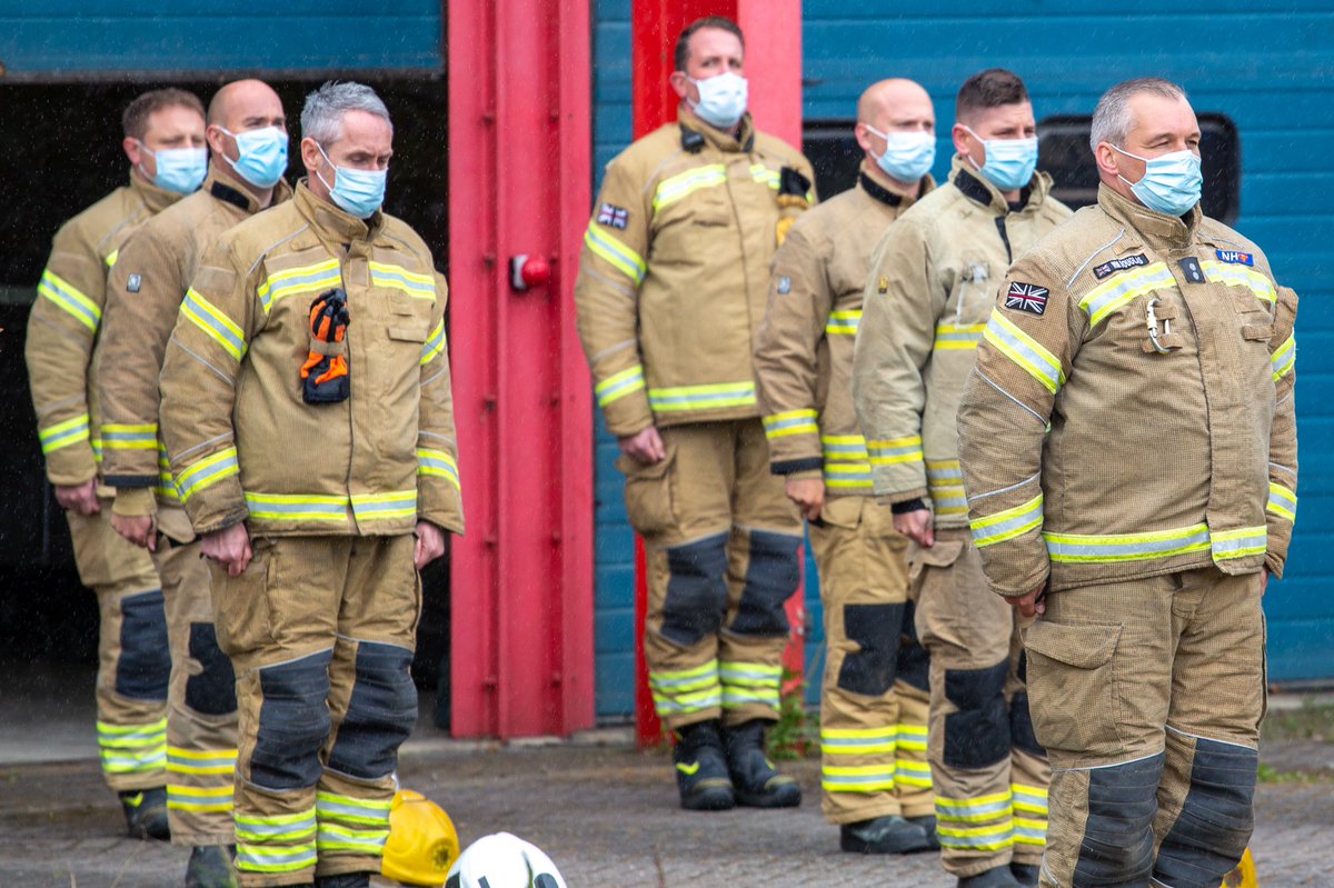 BEVOfficial_'s tweet photo. Firefighters' Memorial Day falls on 4th May and is an important day for all serving and retired firefighters.

Today, @NFRSMereway fell silent, to remember those who made the ultimate sacrifice. #firefightersmemorialday https://t.co/bEuBL2HB5n