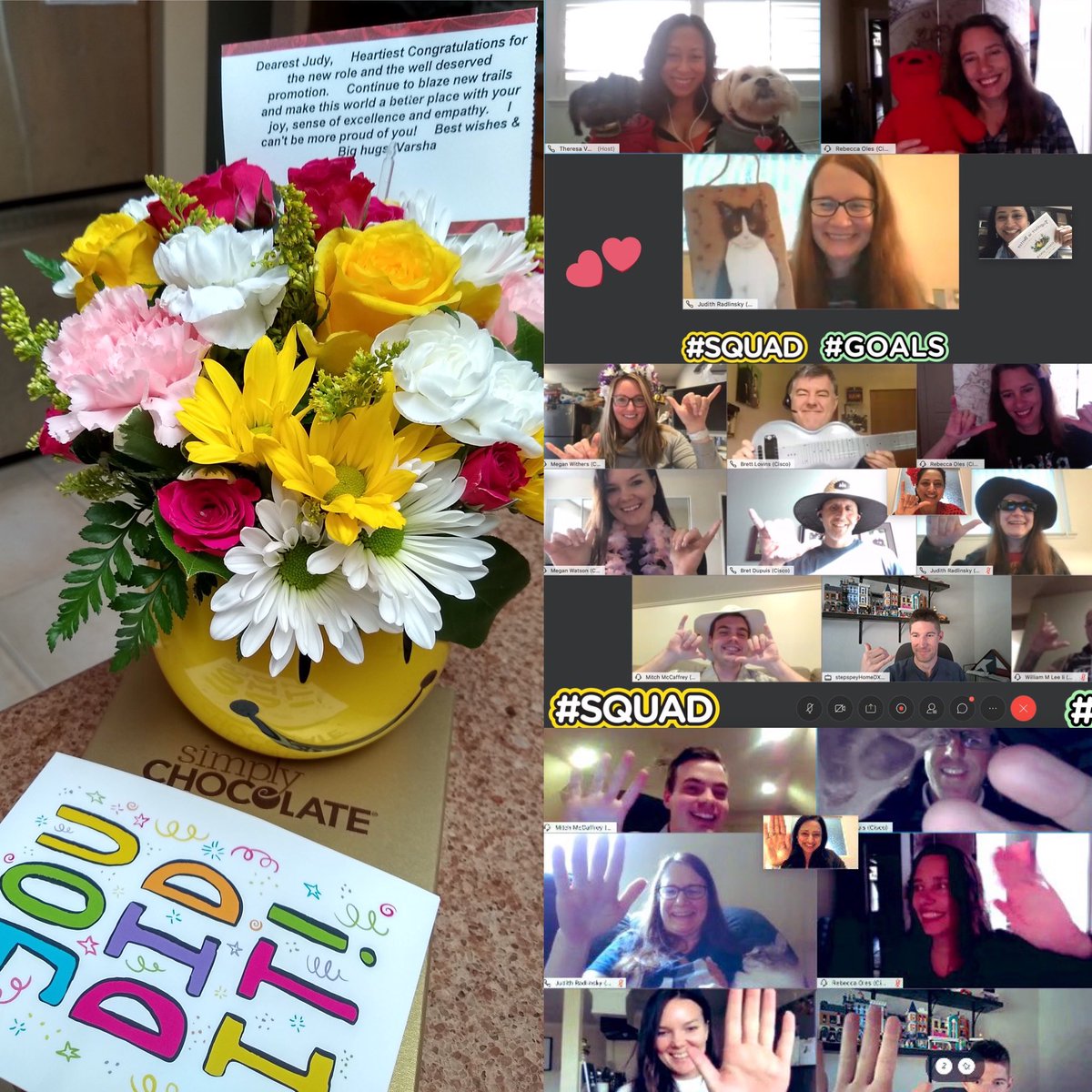 VarshaKanwar's tweet image. Congratulations 🎊🎉  @JudyRadlinsky on your promotion and the new role. Wishing you the very best 🍀 for continued success and impact. Great example of talent mobility in action across #CiscoCX. #ExampleIsLeadership 🙌🏽 @tcolon. #WeAreCisco #WomenInTech #WomenOfCisco