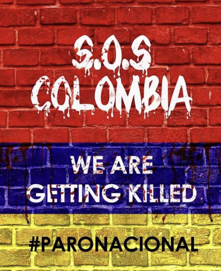 #SOSColombiaDDHH the police is killing civilians!
