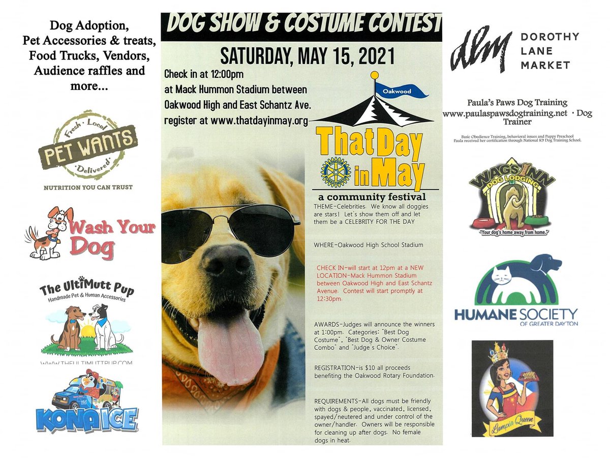 🚨𝑱𝑼𝑺𝑻 𝑰𝑵🚨Heartattack on Wheels food truck will be at the Dog Show and costume contest along with Pet Wants, Wash Your Dog, The UltiMutt Pup, Kona Ice of NE Cincinnati &amp; Dayton, Dorothy Lane Market, WagsInn Lodging &amp; Canine Charities Rescue, Humane Society &amp; Lumpia Queen.
