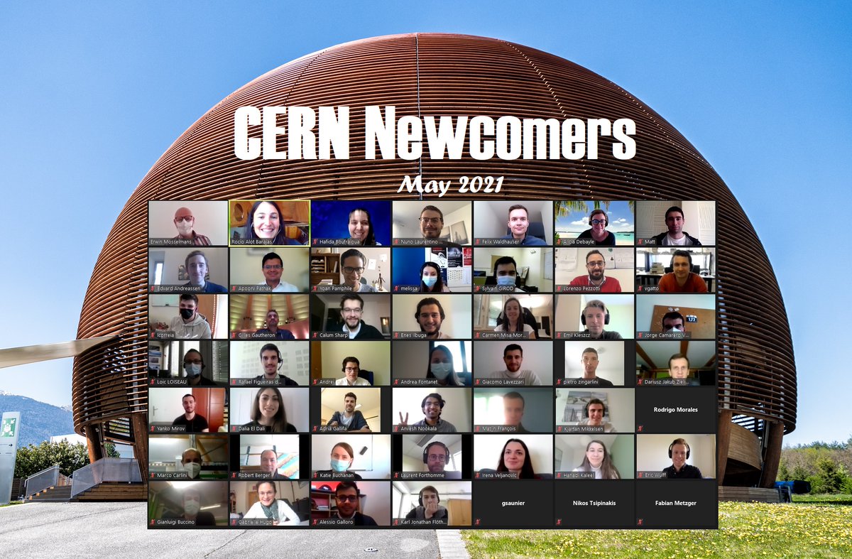 CERN_JOBS's tweet photo. May begins with the traditional monthly welcome session at #CERN, with many smiling faces joining our hosts Rocio and Erwin to start their journey with us. A warm welcome to all of you!
#IWorkAtCERN #newjob #takepart https://t.co/duKws4sm0D