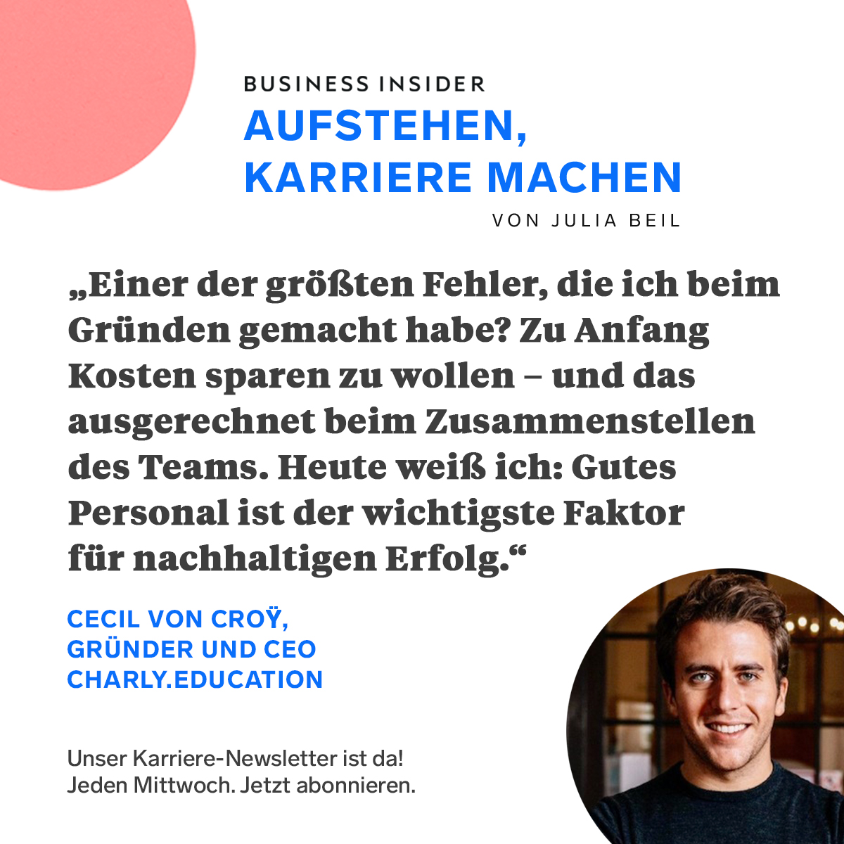 Business Insider 🇩🇪 (@bideutschland) on Twitter photo 🛎 Mittwoch ist Karriere-Newsletter-Tag! Geschrieben und kuratiert von <a href="/juli_beil/">Julia Beil</a> – inkl. toller, inspirierender Zitate. Jetzt noch kostenlos abonnieren und morgen früh dabei sein!
👉 businessinsider.de/informationen/… 🛎 Mittwoch ist Karriere-Newsletter-Tag! Geschrieben und kuratiert von <a href="/juli_beil/">Julia Beil</a> – inkl. toller, inspirierender Zitate. Jetzt noch kostenlos abonnieren und morgen früh dabei sein!
👉 businessinsider.de/informationen/…