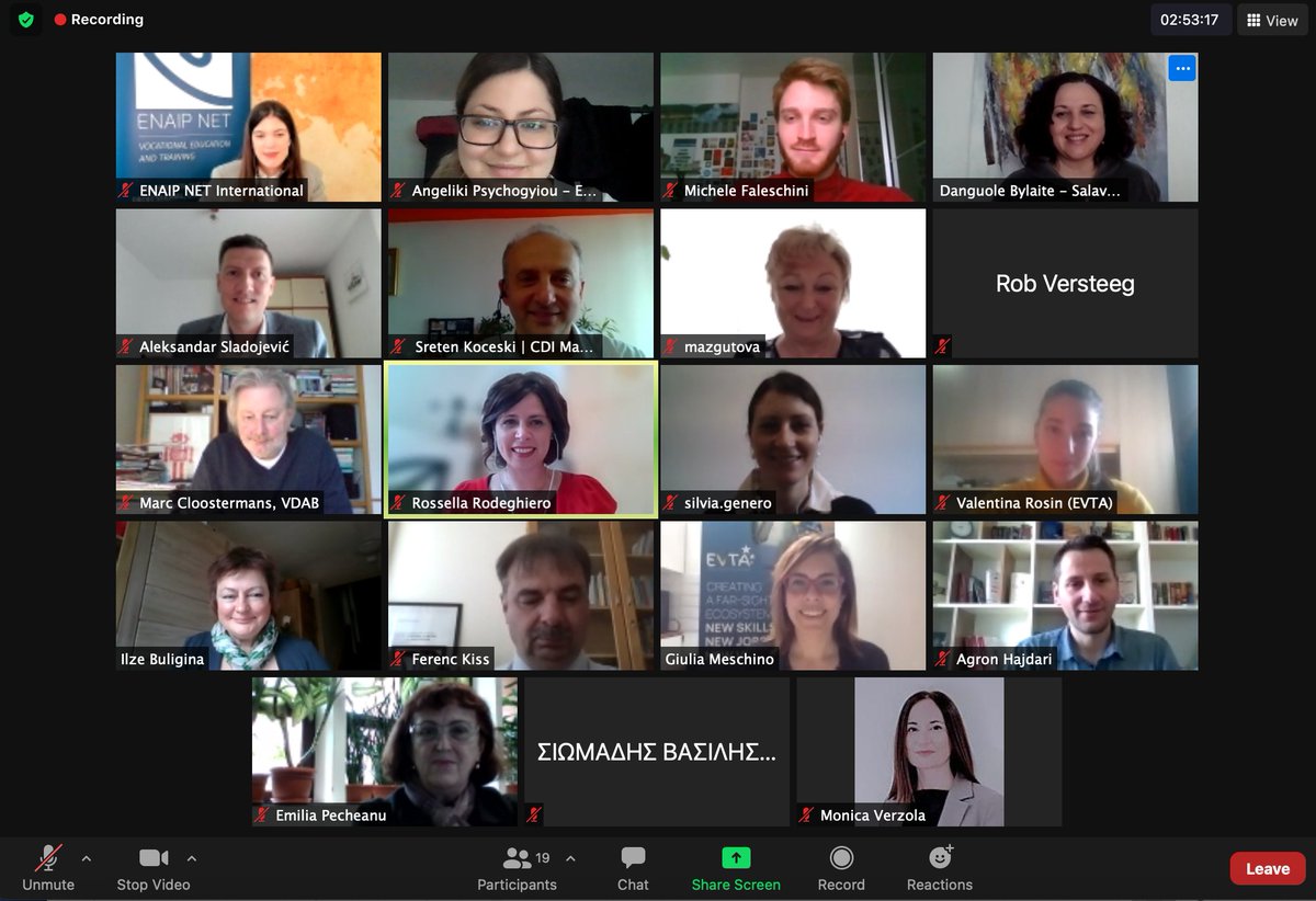 📣 On 29 April 2021, we co-organized (with <a href="/enaip_net/">ENAIP NET</a>) the event “A VET Journey in Europe”, in the framework of the VENHANS project. 
The event gathered VET experts to discuss the challenges, difficulties and potential solutions regarding the implementation of network activities!