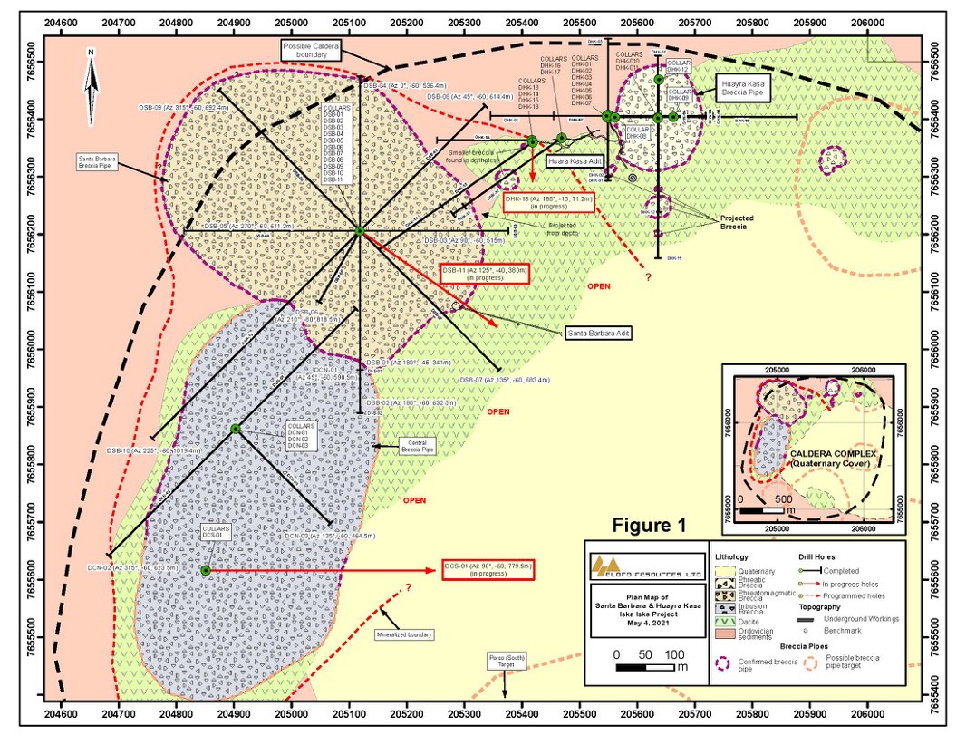 EloroResources's tweet photo. "The target area for mineralization in SBBP and CBP is now more than 1km long and at least 800m wide with mineralization open in all directions. "  Dr. Bill Pearson https://t.co/DwzIvZ7gpY