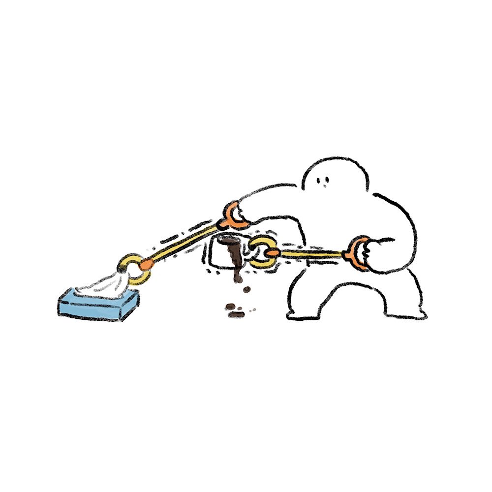 マジックハンドで生活してる人 コロナ禍 みぞぐちともや おしりさんぬいぐるみクラファン中のイラスト マジックハンドで生活してる人 コロナ禍 みぞぐちともや おしりさんぬいぐるみクラファン中のイラスト