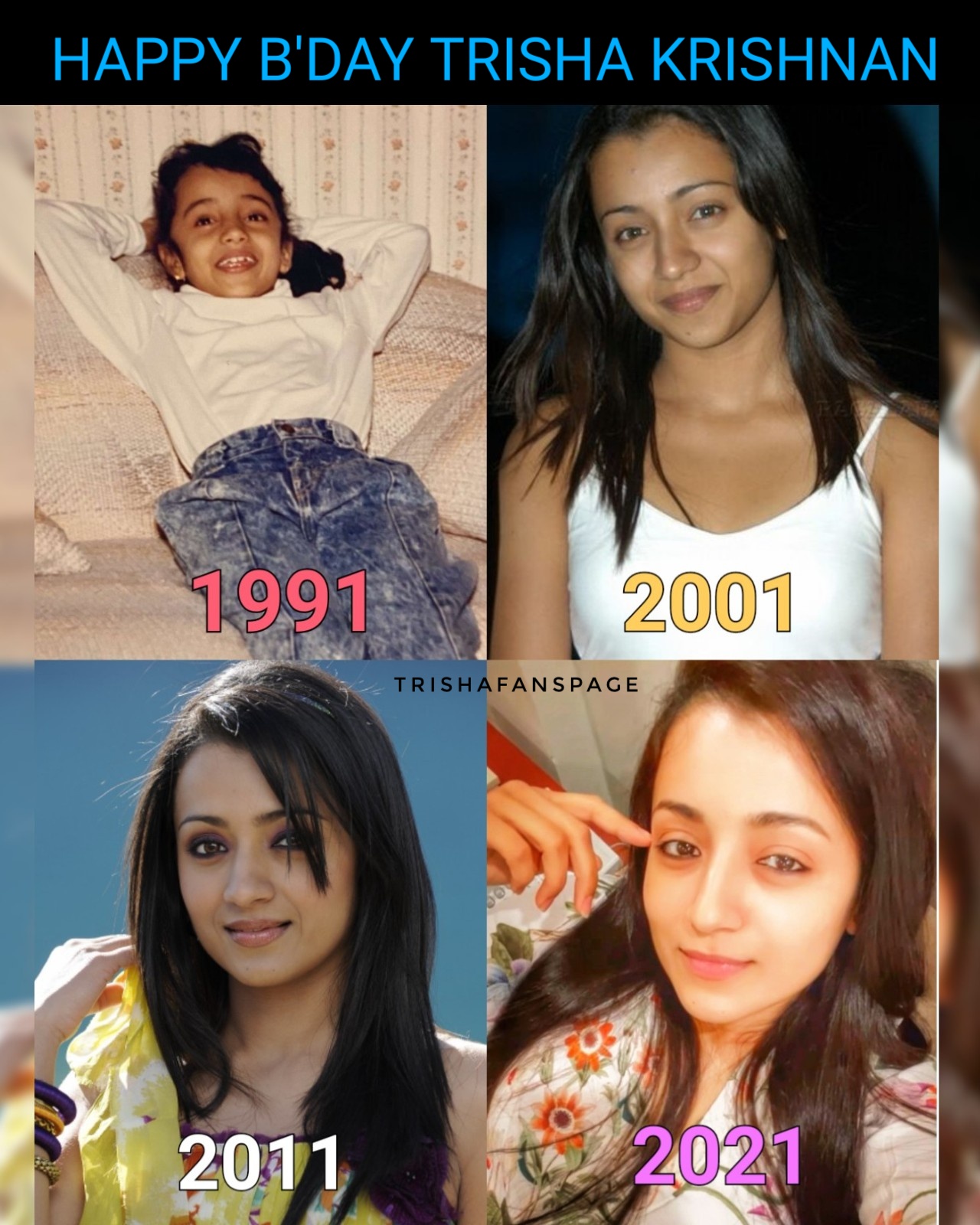 Happy birthday to the Trisha krishnan wishing you all the happiness in life god bless you 