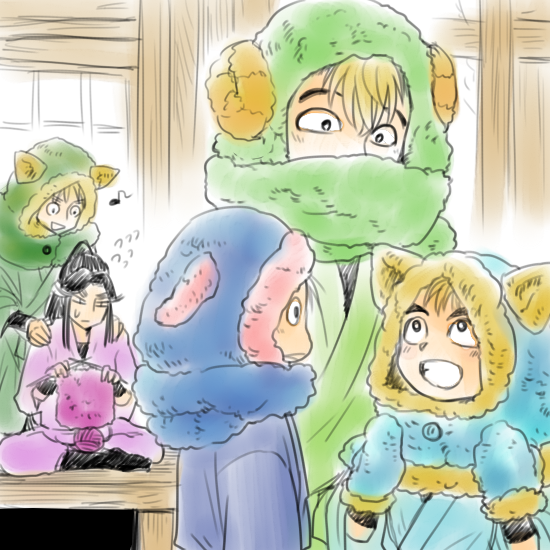 最近フォローしてくださった方はいっぱいいるだろうし支部見てない人もいるだろうしで、再掲絵をちょこちょこ出してこかなって思います。
再掲1体育 
