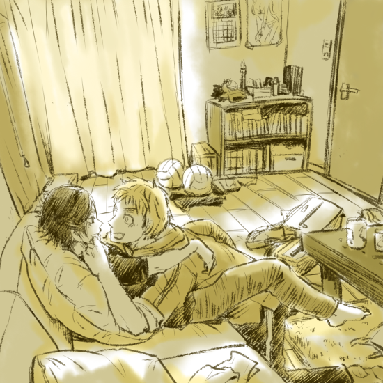 再掲3絡むこへ滝2
からむ二人が好きなようでよく描いてる 