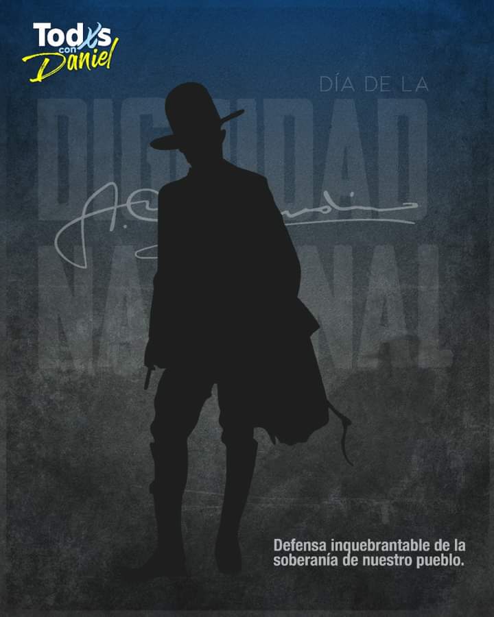 ❗ #TodosConDaniel l La determinación del "General de Hombres y Mujeres Libres", Augusto César Sandino, por la defensa de la soberanía nacional contra el intervencionismo estadounidense, es conmemorada por todos los nicaragüenses cada 4 de mayo como el Día de la Dignidad Nacional