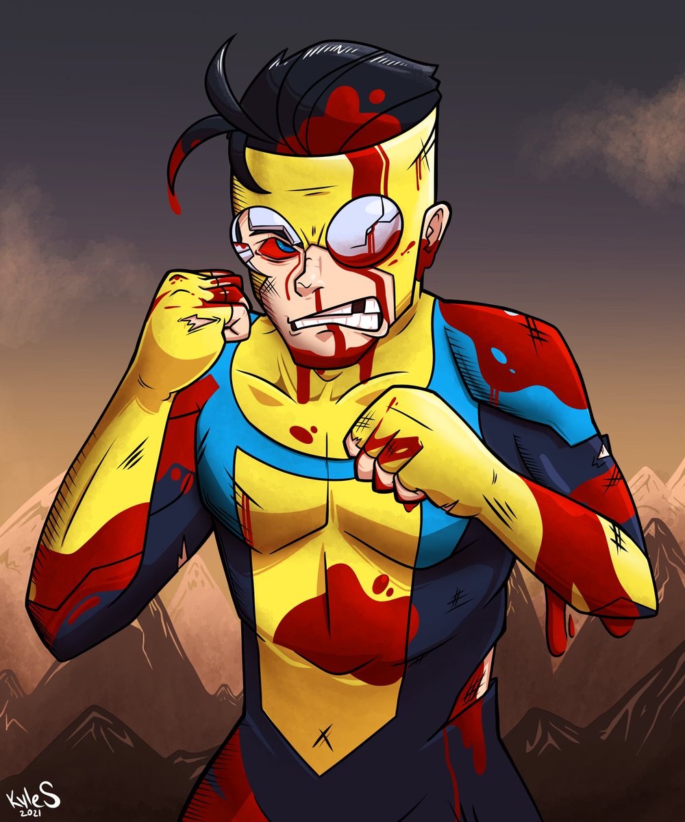 snappysart's tweet image. A little more gory than I'm used to here, but I couldn't help it 😂 Invincible is definitely a must if you haven't watched it!! 

#art #myart #Invinciblefinale #Invinciblefanart #Invinciblefanart #invincible