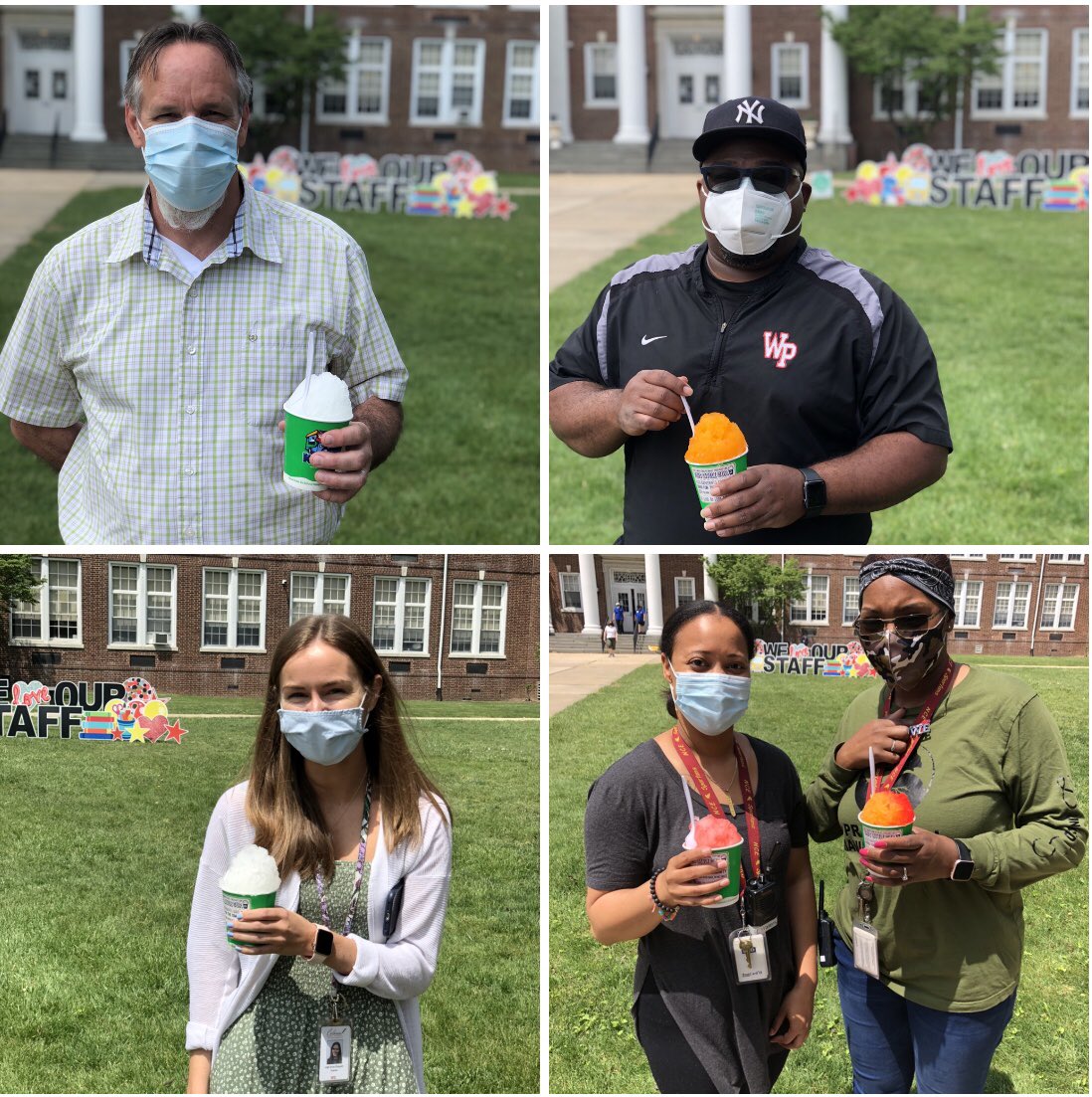 RoJacobs's tweet photo. Happy Teacher Appreciation Day! Glad we could cool NCE staff off on this hot day! #ncespartans #powerofwecsd #wegotthiscsd #iloveDEteacher @DEDeptofEd @FearlesslyLearn https://t.co/J4rVEy2q6A