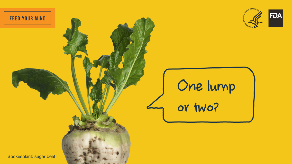 FDAfood's tweet image. #DYK more than half of the sugar produced in the U.S. is made from GMO sugar beets?

See the list of GMO crops grown and sold in the U.S.: go.usa.gov/xHvJ4   #FeedYourMind