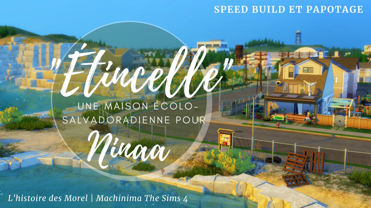 HeyvitamineG's tweet photo. Mon premier Speed build 😱! J’étais pas prête 🤣 #TheSims4 #speedbuild #ninaserie https://t.co/dVnZgAcEsE