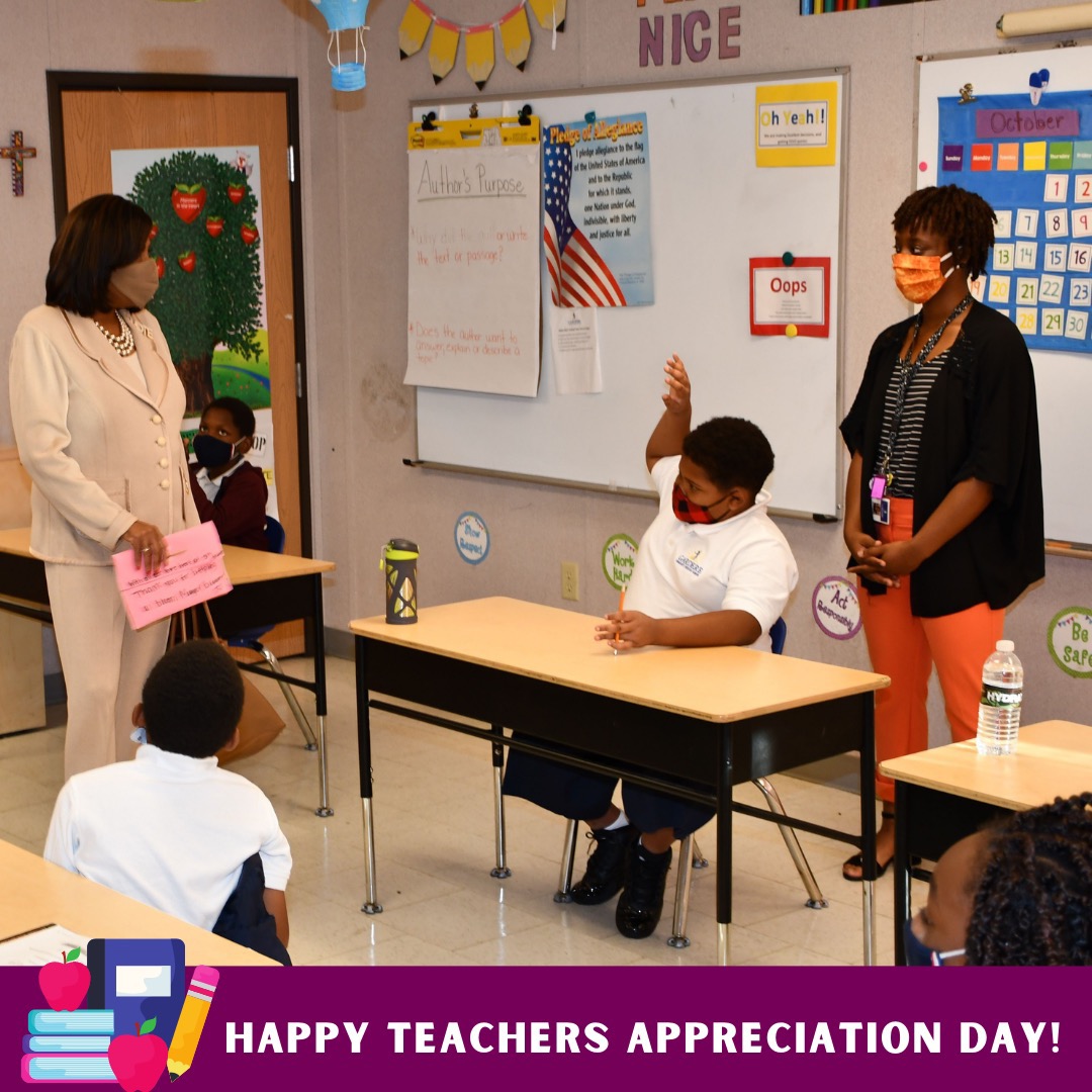 It's #TeacherAppreciationDay and I want to thank ALL of the educators for the work they do to prepare our students for their futures. They’ve endured an unprecedented school year and worked tirelessly to keep students motivated through it all. Thank you for all you do!