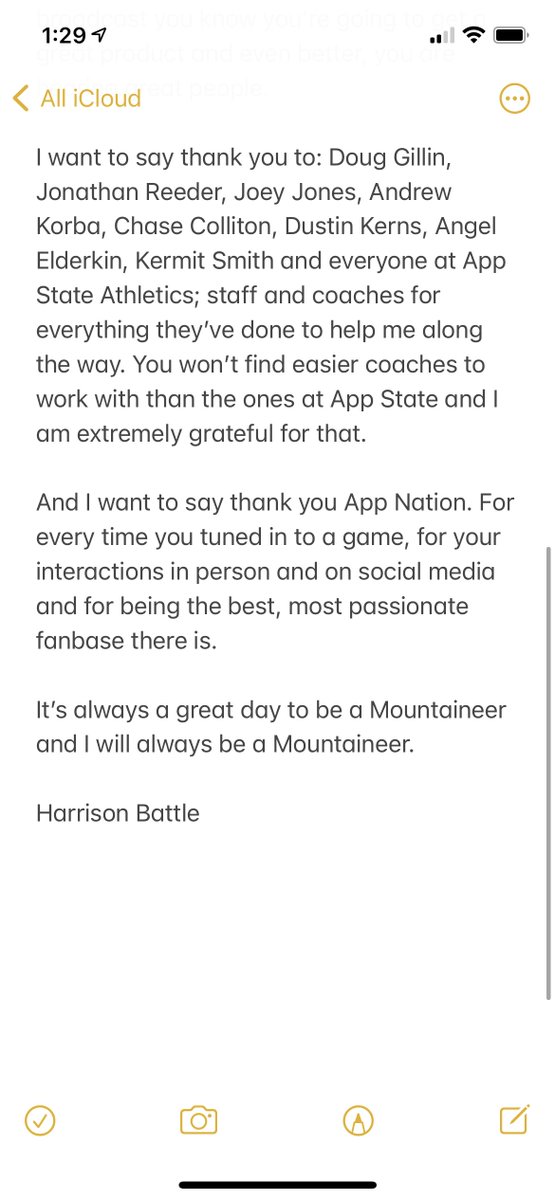 Thank you App Nation‼️

After 9 years as a member of the Appalachian Sports Network and 4 seasons as the voice of App State basketball, I’ve decided to pursue an exciting new career path and try my hand at a different industry outside of broadcasting...