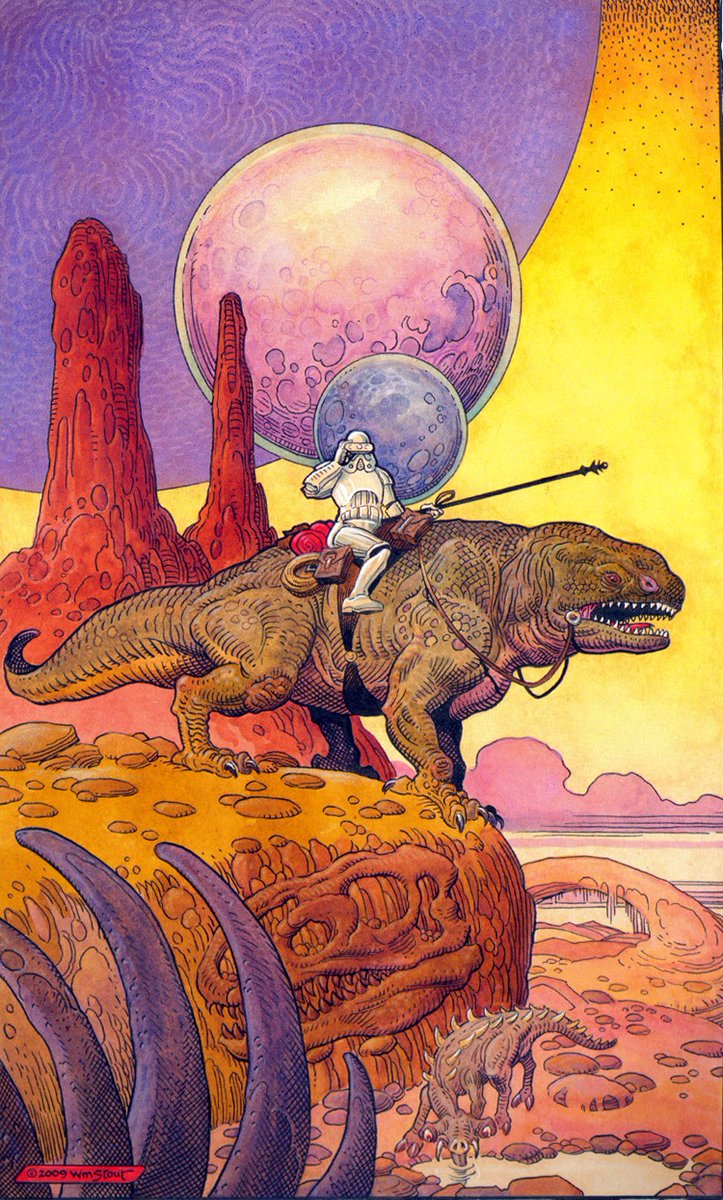 Star Wars by....
Philippe Druillet / William Stout 
#MayTheFourthBeWithYou