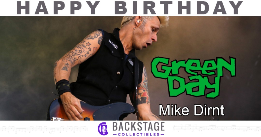 Happy birthday to Green Day bassist, Mike Dirnt!   