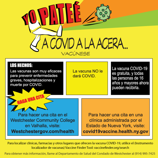 Westchester Gov on Twitter "Kick Covid to the curb! Schedule your
