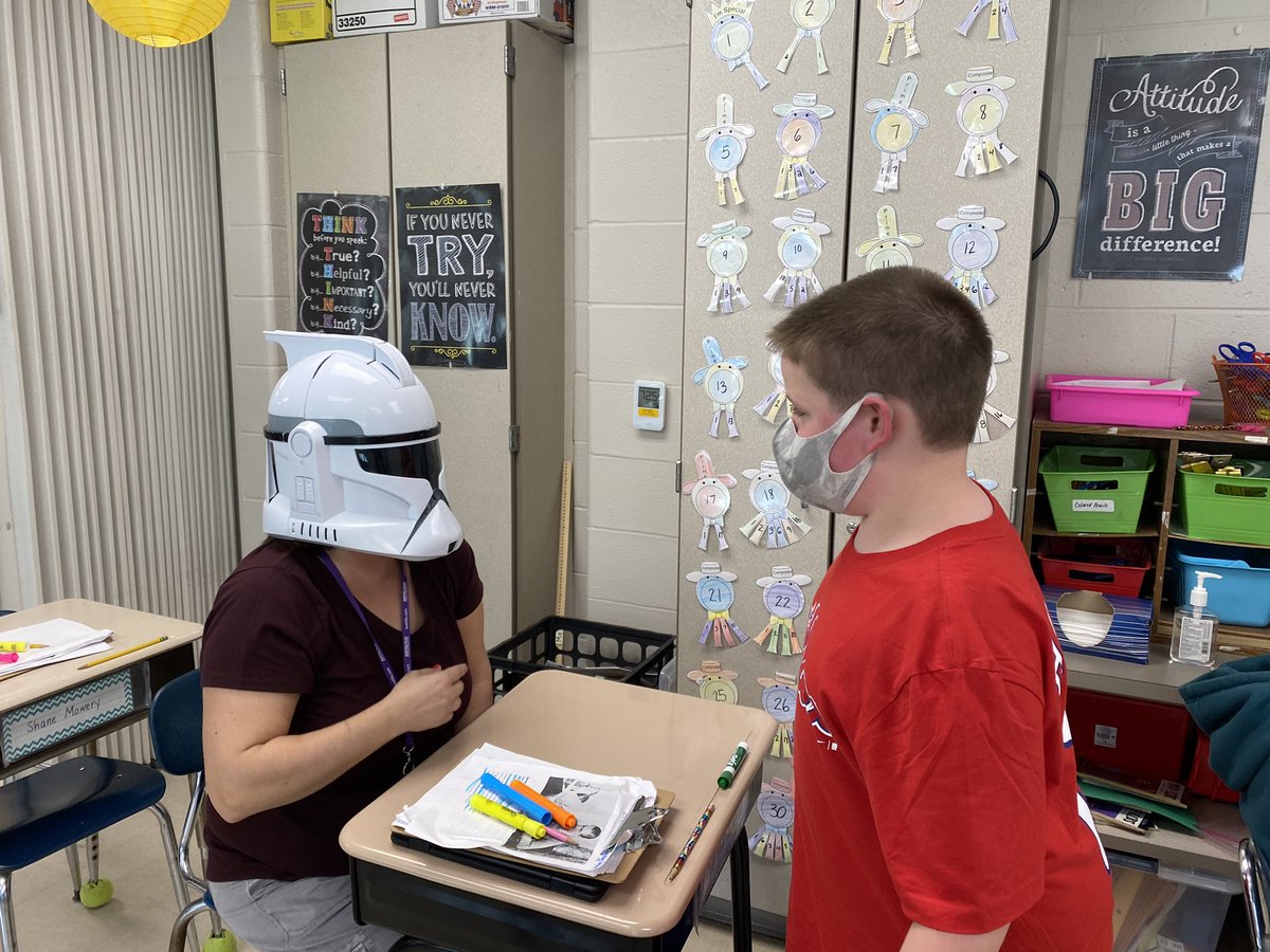 May the Fourth be with you- we had a visit from a stormtrooper today! <a href="/CBButlerElem/">Butler Elementary</a>