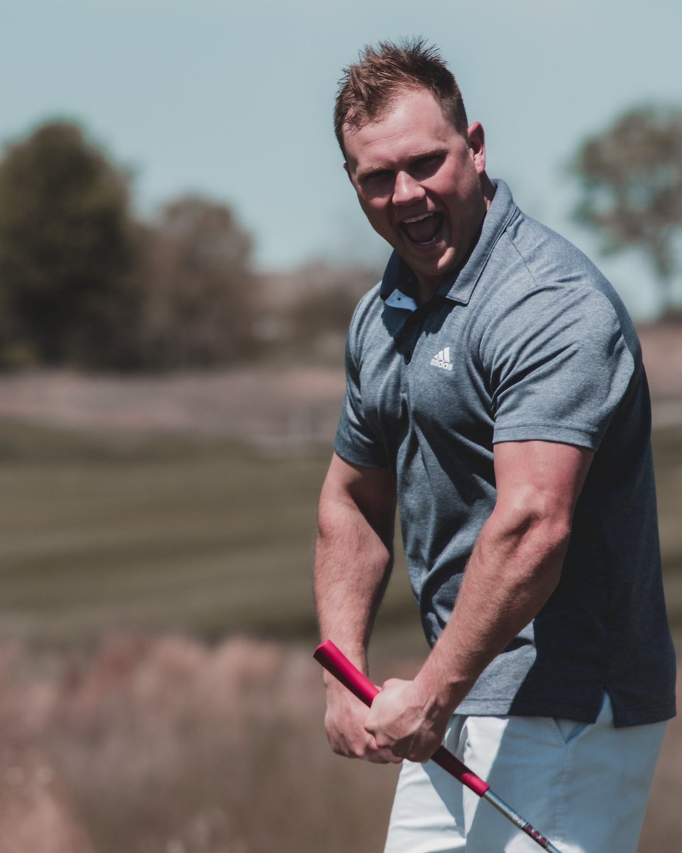 Swingin sticks with the boys.