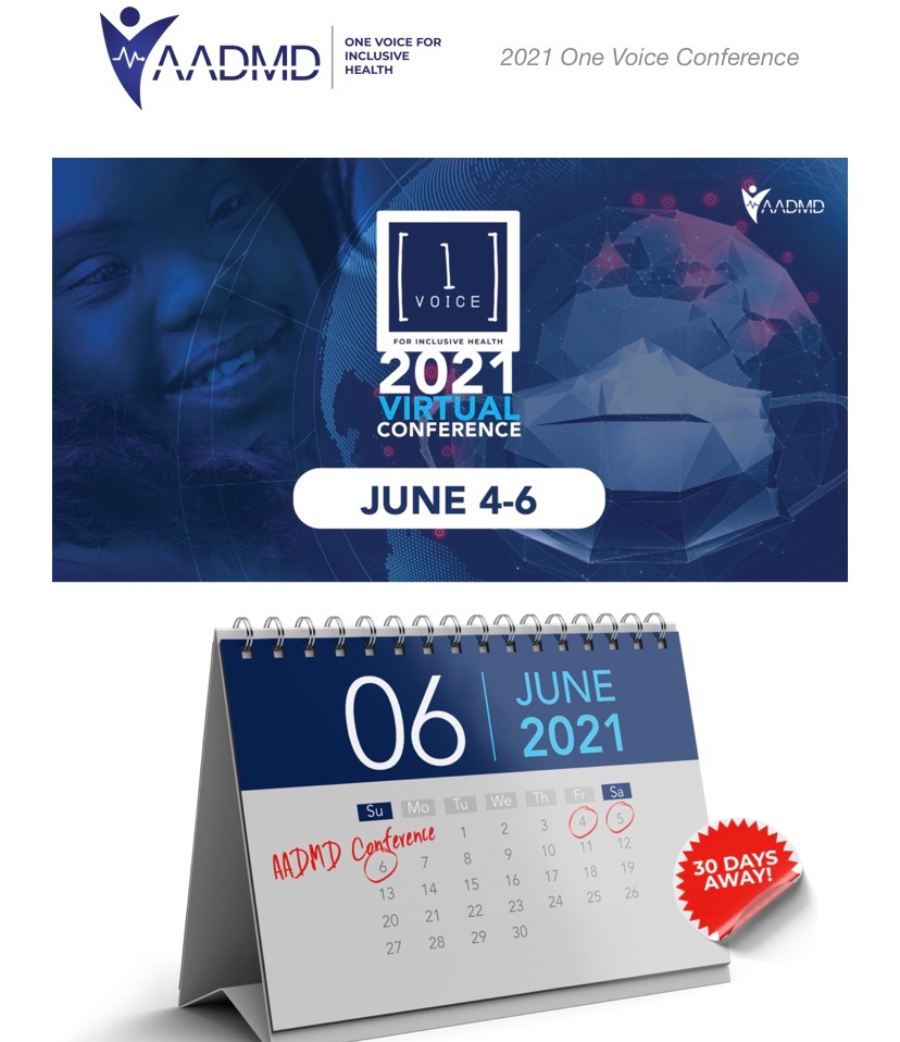 30 days until our conference! Free for students and residents aadmdconference.com #IDD