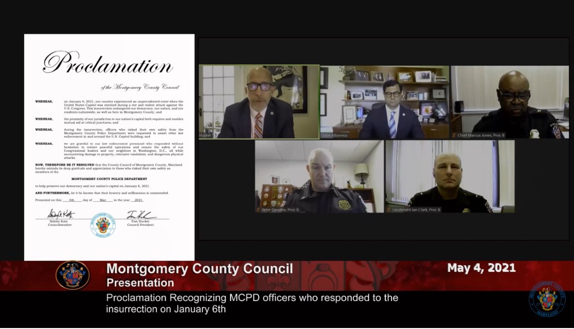 Thank you @mcpnews for helping to protect our democracy on January 6th. Your heroic efforts saved lives and our nation from complete peril.