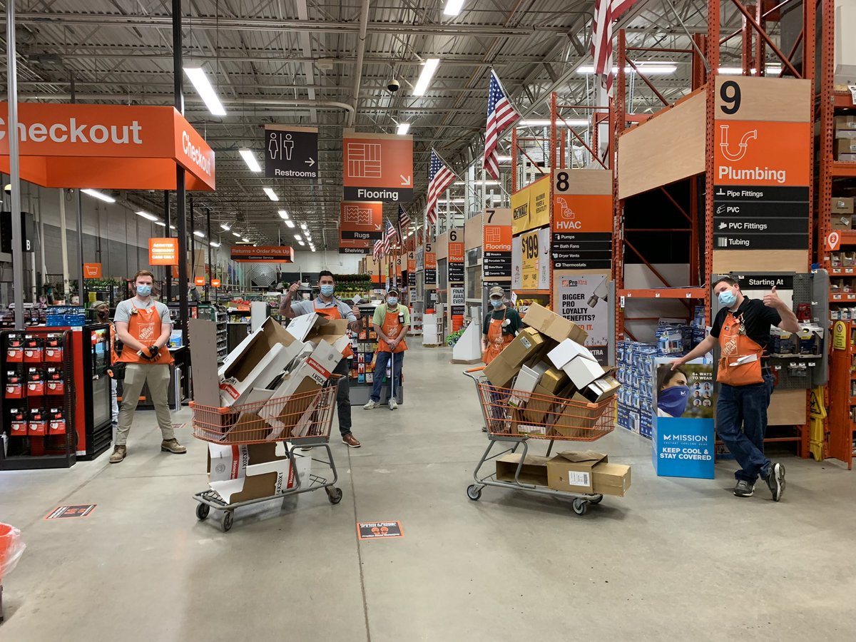 Pack down challenge with the morning crew!