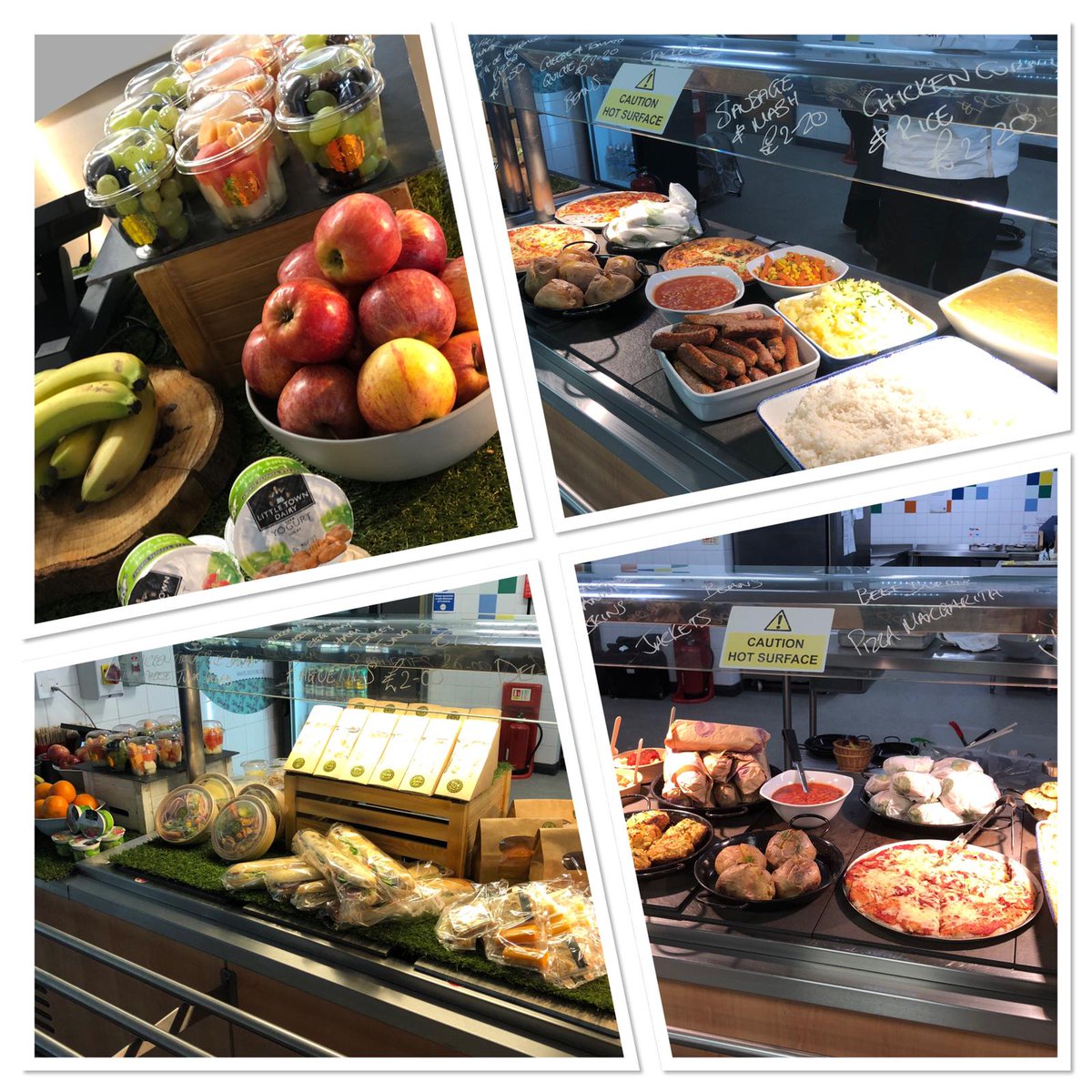 New look counters at @Cansfield1 a credit to all the team they did a fab job! #teamworkmakesthedreamwork   
#freshisbest @mellorscatering @DBNutrition_ @JohnCP_Connolly @devchefmickey @marklyons151162 @LauraWhiting12 @