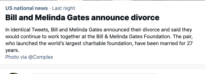Jennifer Riggins (@jkriggins) on Twitter photo Appreciating <a href="/TwitterMoments/">Twitter Moments</a> describing Melinda and Bill Gates as equals, while <a href="/abcnews/">ABC News</a> <a href="/USATODAY/">USA TODAY</a> and <a href="/AP/">The Associated Press</a> took a different route...
x.com/i/events/13893… Appreciating <a href="/TwitterMoments/">Twitter Moments</a> describing Melinda and Bill Gates as equals, while <a href="/abcnews/">ABC News</a> <a href="/USATODAY/">USA TODAY</a> and <a href="/AP/">The Associated Press</a> took a different route...
x.com/i/events/13893…