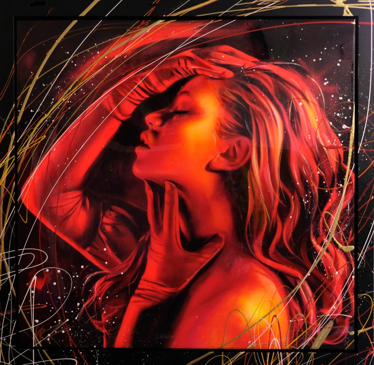 grzfineart's tweet photo. It's been a while since I have posted on here......so here is 'Born powerful' , unique edition. See more paintings via my website https://t.co/9rbwZsXUkf https://t.co/w6vfmUikHT