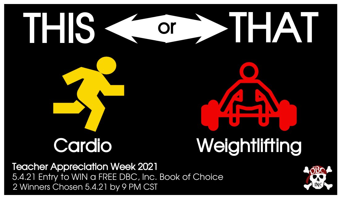 dbc_inc's tweet image. Happy #TeacherAppreciationWeek !
We are giving away
A FREE DBC, Inc book (of choice)
to 2 Teachers
Every Day
May 3-7, 2021!🎉
We❤️TEACHERS!

May 4
To Enter, Let&apos;s Play a Game!
1. Comment w/response to the DAILY #ThisOrThat 
2. Like &amp;amp; RT This Post
3. Follow Us
#dbcincbooks #tlap
