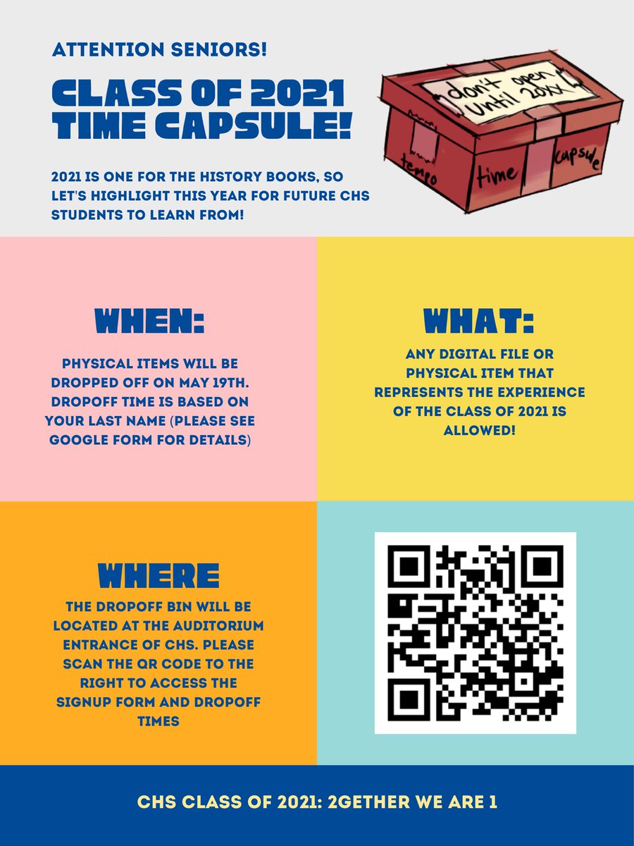 Daniel Mulcahy (@mrmulcahychs) on Twitter photo Attention <a href="/Cburg_Coyotes/">Clarksburg HS ๐บ</a> #Classof2021 ... we want to encapsulate your unique history before you graduate. Please participate and spread the word! Attention <a href="/Cburg_Coyotes/">Clarksburg HS ๐บ</a> #Classof2021 ... we want to encapsulate your unique history before you graduate. Please participate and spread the word!