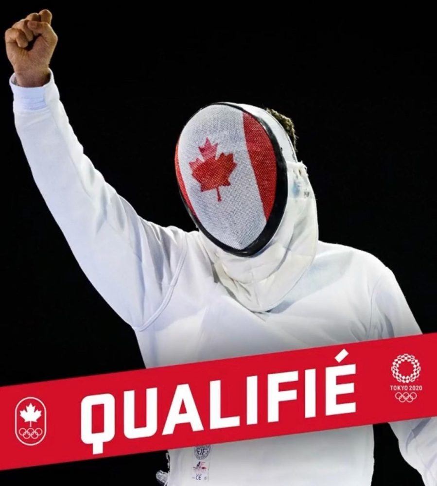 Marc-Antoine Blais-Bélanger sélectionné pour les Jeux Olympiques de Tokyo à l'épée masculine.

Le québécois Marc-Antoine Blais du club d’escrime des Dynamiques de Brébeuf a gagné le tournoi de qualification préolympique pana........ : escrimequebec.qc.ca/marc-antoine-b…

#escrime