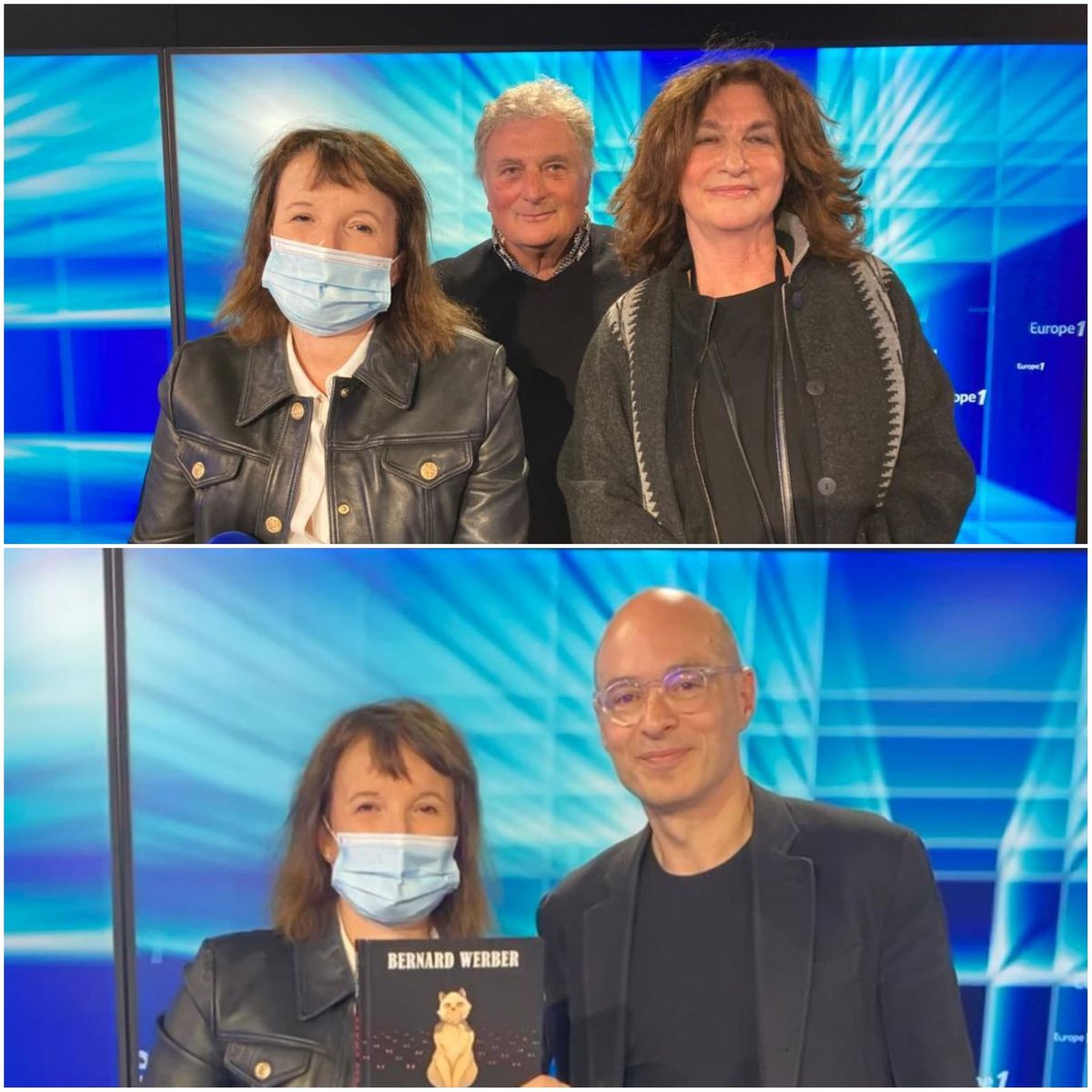 anne_roumanoff's tweet photo. Dans 15 minutes sur @Europe1 en compagnie de #BenH @laurent_barat  @lealando  🎧 Ce matin nous avons le plaisir de recevoir #FabienneServanSchreiber #PatrickRotman et #BernardWerber 😊 https://t.co/Gm2HpTH5as