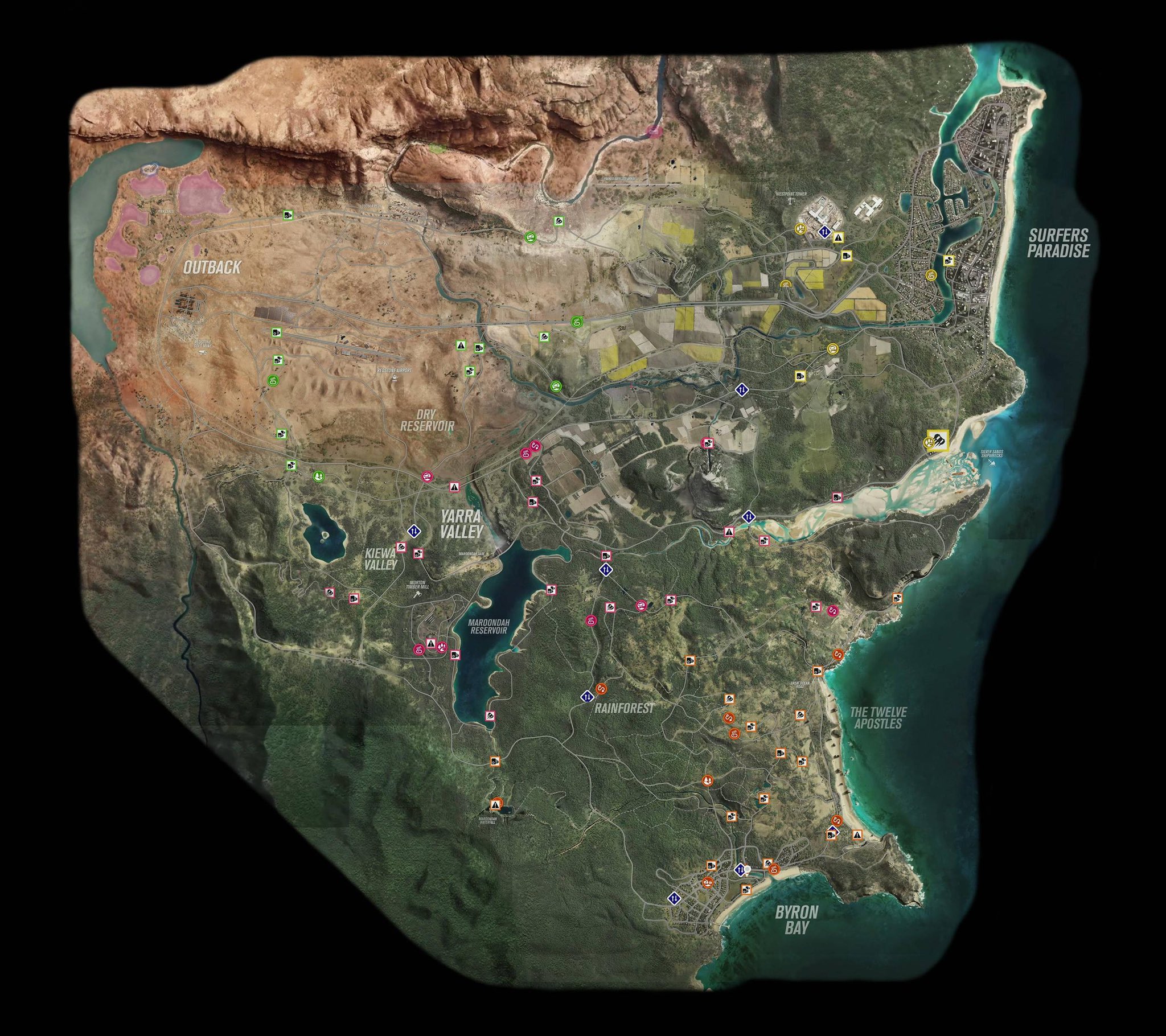 Forza Horizon World on X: All Forza Horizon Maps