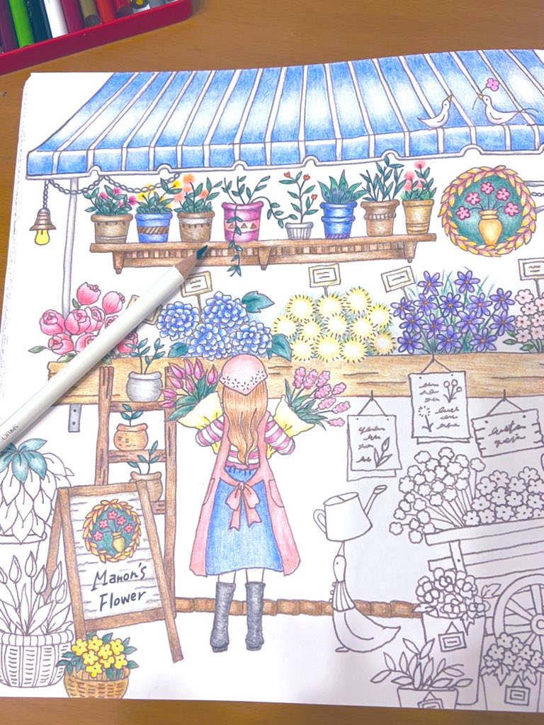 塗り絵好きな人と繋がりたい 塗り絵好きな人と繋がりたい