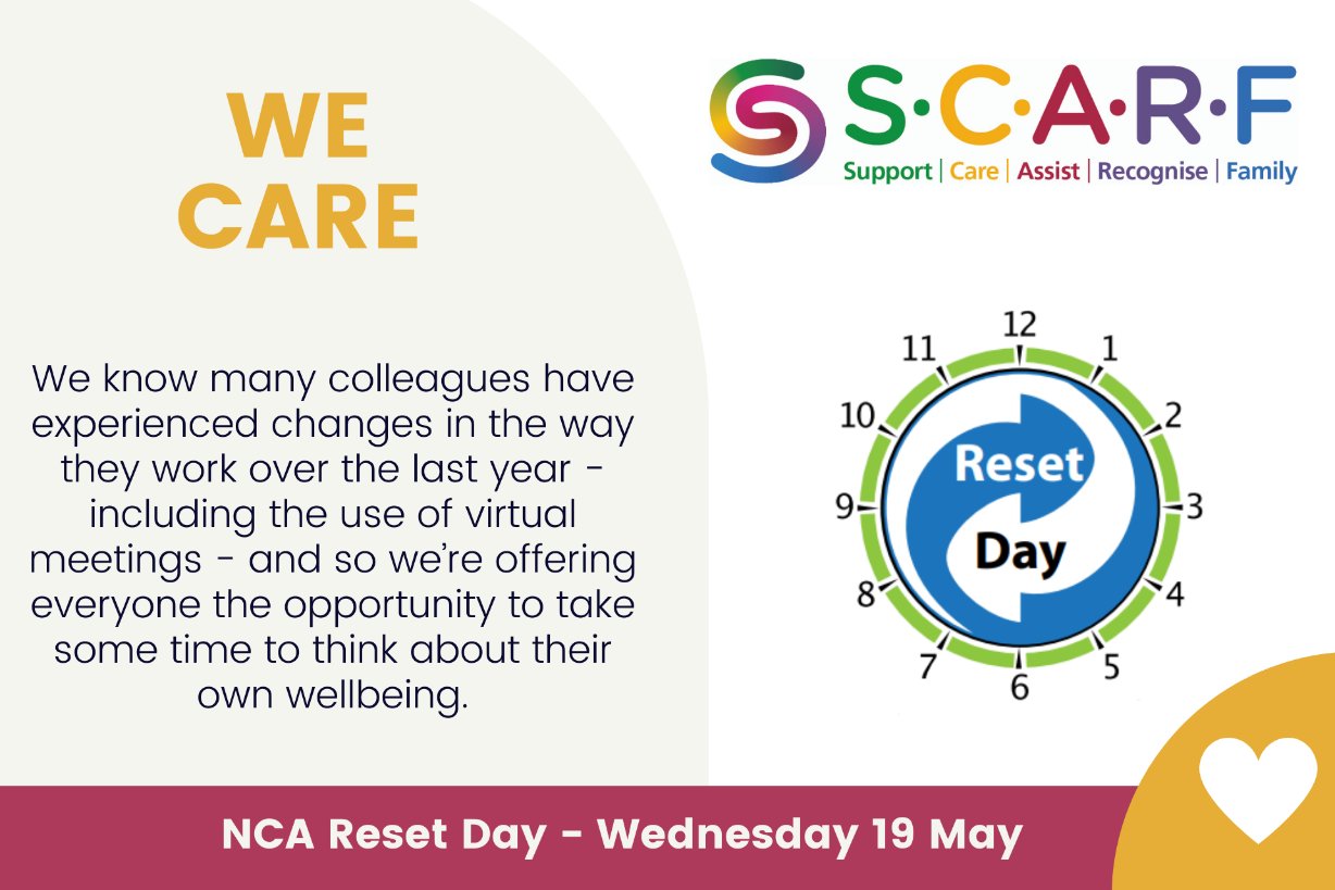 Northern Care Alliance NHS Group (NCA) on Twitter "STAFF Reset Day is