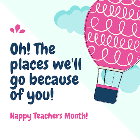 Teachers in PWCS - We appreciate you today and EVERY day! Happy Teacher Appreciation Day! #ThankATeacherVA