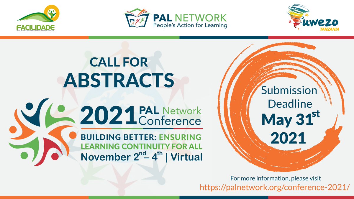 PAL Network is calling for proposal submissions for the November 2nd to 4th, 2021 conference. The submission should align with at least one of the four conference sub-themes. For more visit: bit.ly/3sIoeA4