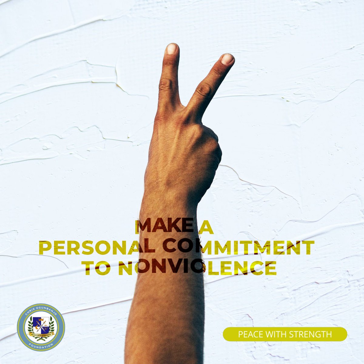 ChrisOgunbanjo's tweet photo. There are various ways to promote peace in our fragile world and making positive commitments is a step in the right direction.⁣ https://t.co/3nCvKZpKks