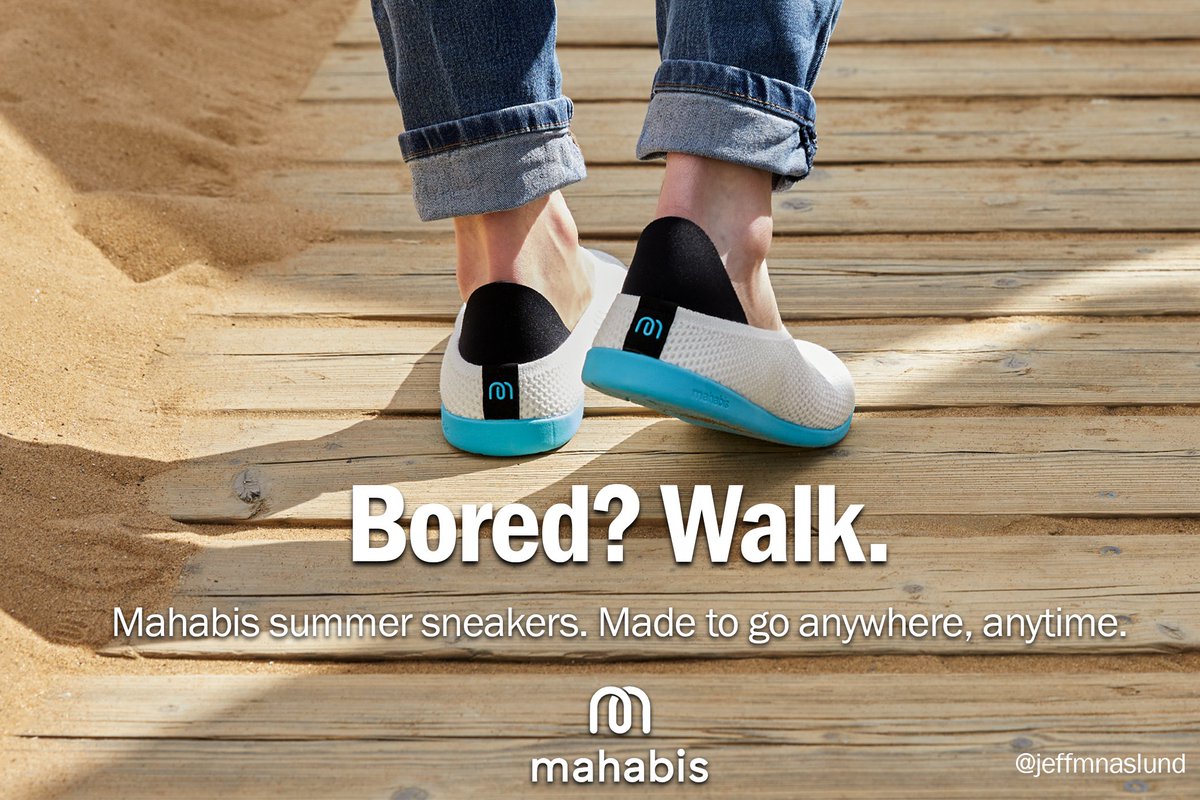 One Minute Brief of the Day: 
Create posters to promote the new ‘breathe’ #SummerSlippers from @mahabis @OneMinuteBriefs