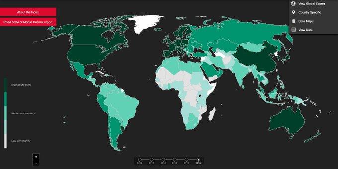The #MobileConnectivityIndex measures the performance of 170 countries against the key enablers of #mobile internet adoption.

Explore the #GSMA's web tool, and begin comparing countries across a range of metrics 👉 gsma.at/2Zfj4Sv