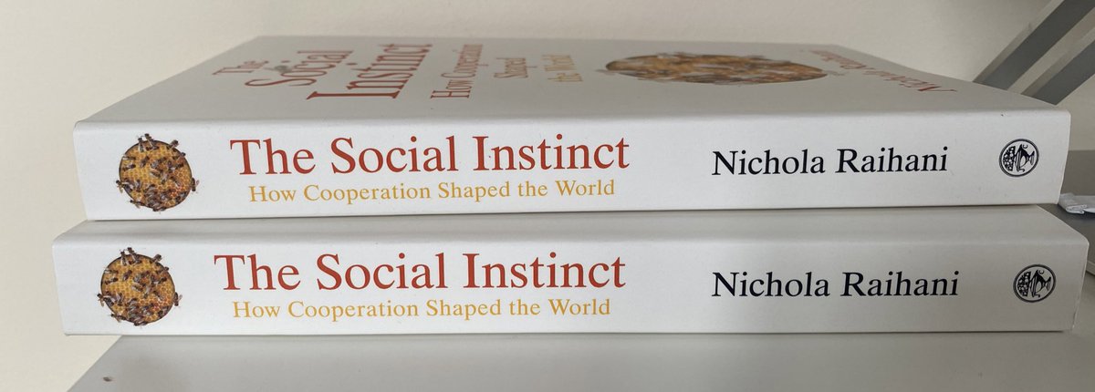 Prof Nichola Raihani (@nicholaraihani) on Twitter photo Hello! Would you like an advance copy of The Social Instinct? 
No? Keep scrolling ☺️
Yes? Keep reading! 
I’m giving away these 2 signed trade paperbacks (the Oz/NZ/IRL version) to 2 randomly selected people. Please RT / comment before Fri if you want one. 🐝 #TheSocialInstinct Hello! Would you like an advance copy of The Social Instinct? 
No? Keep scrolling ☺️
Yes? Keep reading! 
I’m giving away these 2 signed trade paperbacks (the Oz/NZ/IRL version) to 2 randomly selected people. Please RT / comment before Fri if you want one. 🐝 #TheSocialInstinct
