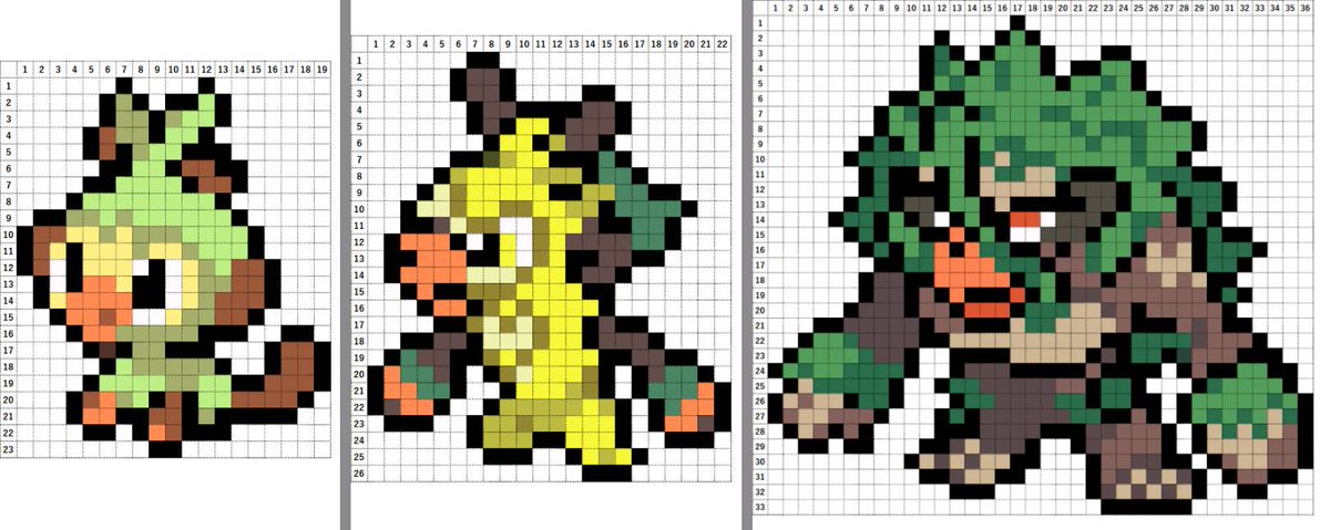 なやここ ポケモンアイロンビーズ図案つくる人 ソードシールドで初めて選んだポケモン 可愛いサルノリがあんなにゴツイ姿になるなんて サルノリ バチンキー ゴリランダー Pixelart ドット絵 アイロンビーズ ポケモン好きさんと繋がりたい なやここ ポケモンアイロンビーズ図案つくる人 ソードシールドで初めて選んだポケモン 可愛いサルノリがあんなにゴツイ姿になるなんて サルノリ バチンキー ゴリランダー Pixelart ドット絵 アイロンビーズ ポケモン好きさんと繋がりたい