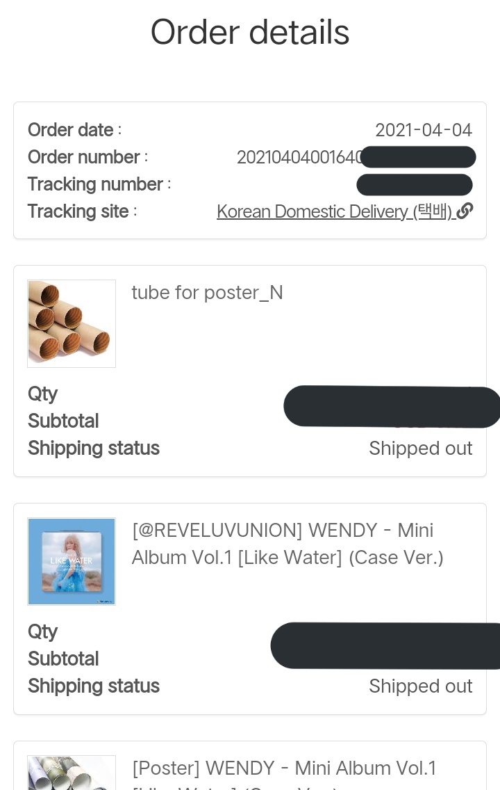 heartocart's tweet photo. 📣 #MBPHupdate

RE: Wendy 'Like Water'

The albums have been shipped yesterday! ✨ https://t.co/roVBwcWzRT