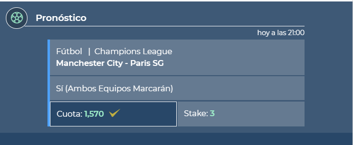 AngelSBets's tweet image. ⚽️ Nuestro pronóstico para la noche de Champions 🇪🇺
👇                                 👇
🎯 AMBOS MARCAN SI 

#tips #pronostico #apuestas #Angelbets #futbol #tipster 
#money
